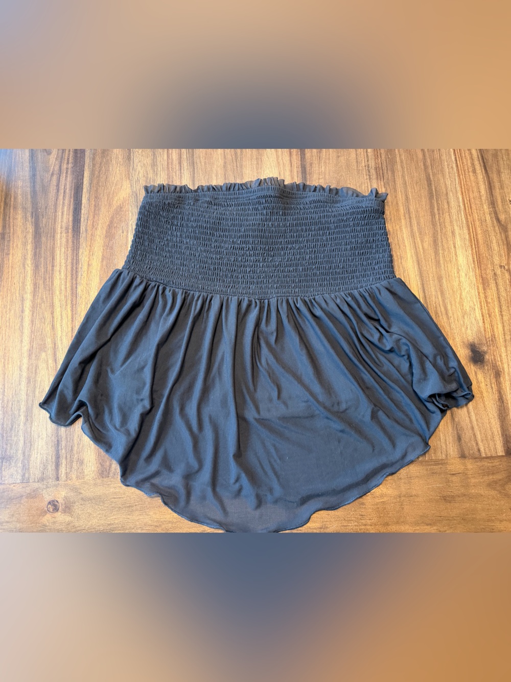 TORRID NEW  Black Smocked Babydoll Tube Top WOMEN’S PLUS Size 0X (12/L)